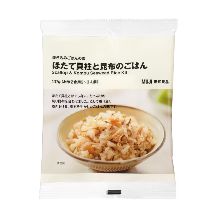 MUJI Scallop & Kombu Takikomi Gohan Mix