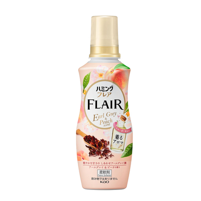 Kao Humming Flare Fabric Softener – Earl Grey & Peach, 520g
