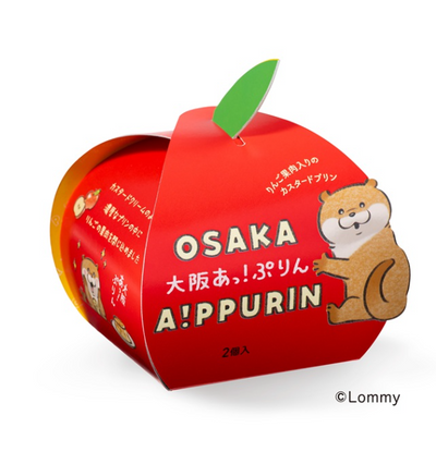 Toraku Osaka Ah! Pudding Apple Custard Pudding 2-Pack