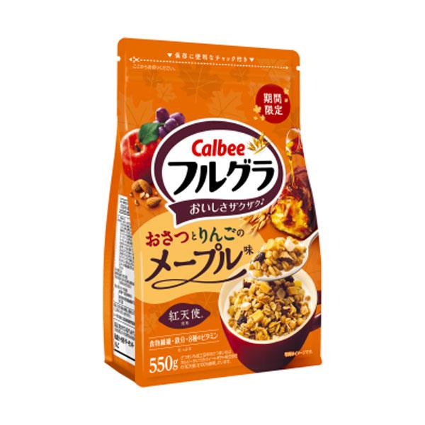 Calbee Frugra Sweet Potato & Apple Maple Granola – 550g