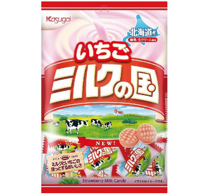 Kasugai Strawberry Milk Candy