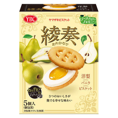 YBC Ayakana La France Pear Sandwich Biscuits