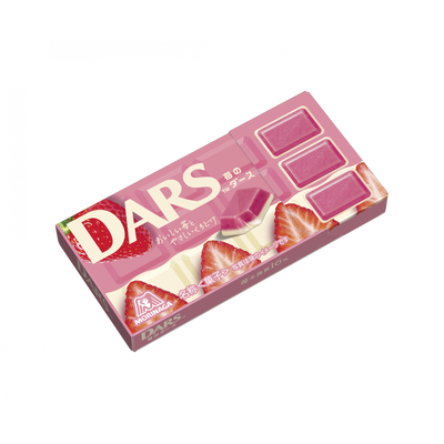Morinaga DARS Strawberry/Premium Praline Almond Chocolate