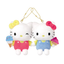 Sanrio Hello Kitty & Mimmy Nico Plush Keychain Collection