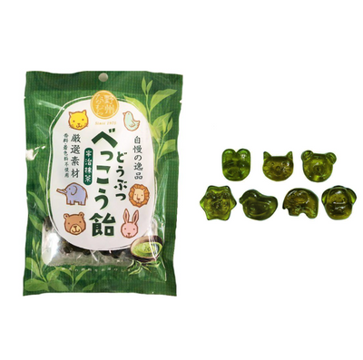 Yashu Takamura Animal-Shaped Uji Matcha Bekkou Candy