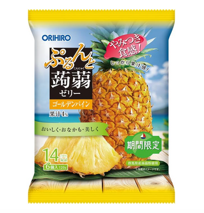 Purun-to Konjac Jelly Pouch Golden Pineapple