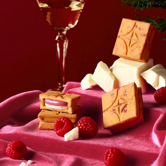 PREORDER PRESS BUTTER SAND Raspberry White Chocolate Cookies (5 Pieces)