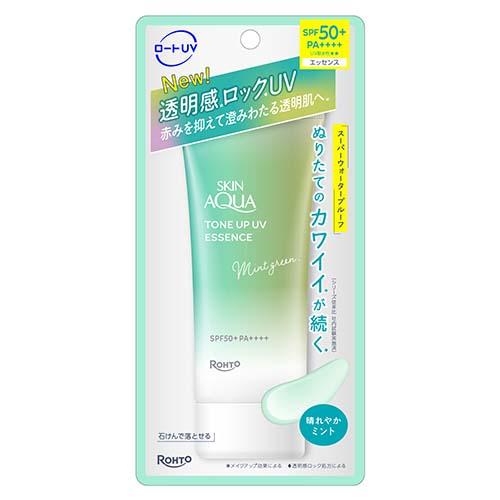Rohto Skin Aqua Tone Up UV Essence (Mint Green)