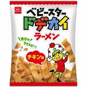 Calbee Baby Star Dodekai Ramen Snack (Chicken Flavor)