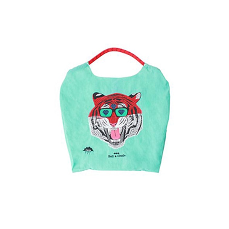 Ball & Chain Embroidered Shopping Bag – M Size