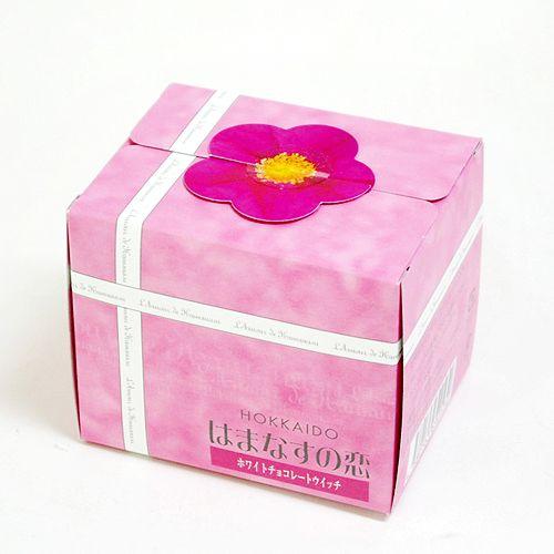 Kitakaro Rose Love White Flower Cookie Box