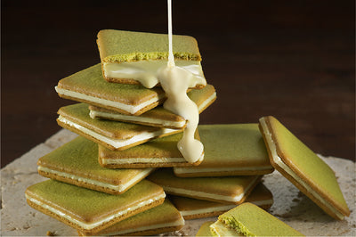 KYOTO VENETO Gratcha Matcha and Mascarpone Cheese Langue de chat Cookies