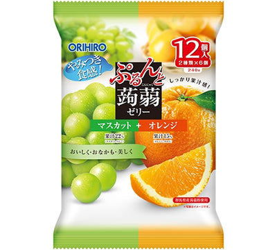 ORIHIRO Purunto Konjac Jelly (White Grape & Orange)