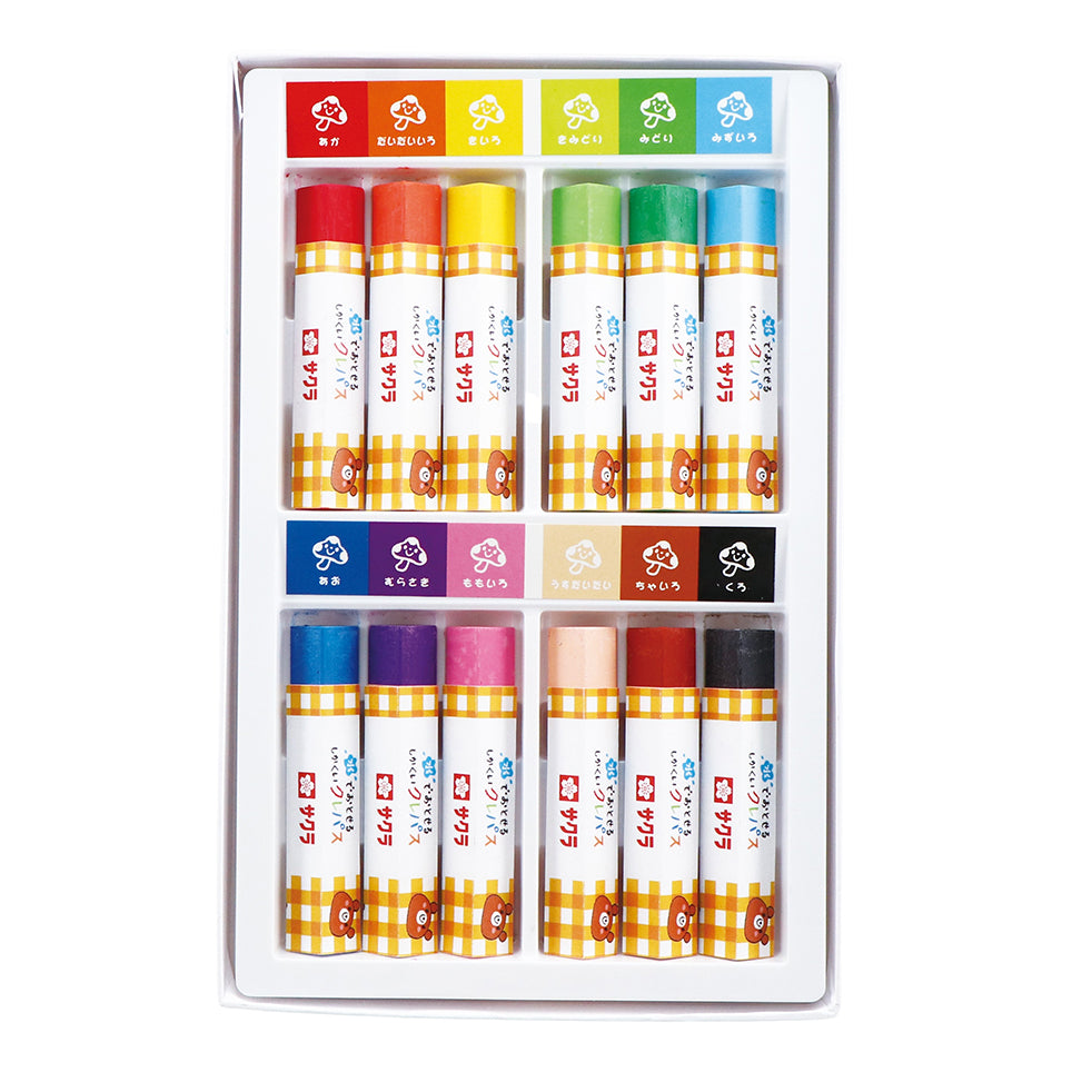 Sakura Color Products 可水洗方形蜡笔套装