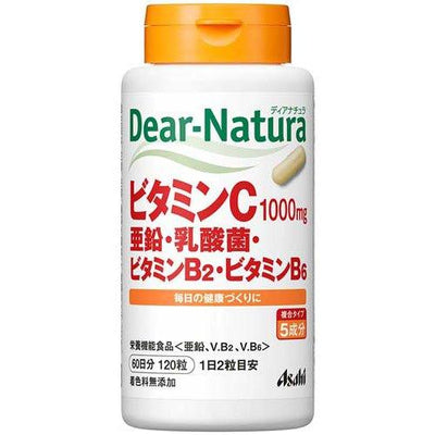 Dear-Natura Vitamin C, Zinc, Lactic Acid Bacteria, Vitamin B2 & B6