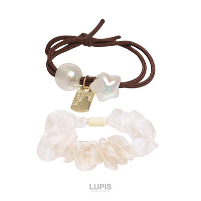 Lupis Organza and Bead Hair Tie Set